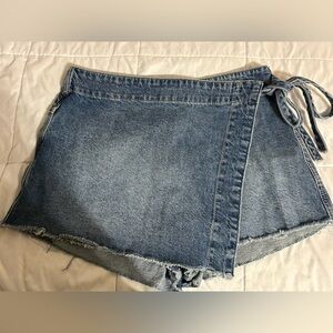 We The Free Light Blue Denim Shorts
